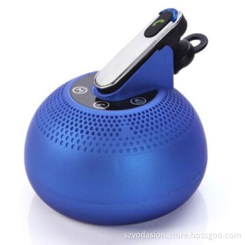 2014 Newest Ball-shaped Super Bass Sound Mini Bluetooth Speaker with Bluetooth Headset
